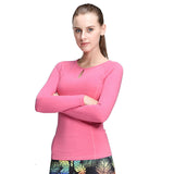 Women Sport T-Shirt Running Mujer Deportivas Woman FitnessT-Shirt Running Women Clothes Long Sleeve Yoga Tops