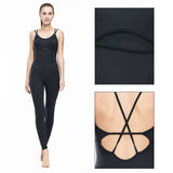 Fitness Women Yoga Jumpsuit Gym Running Sports Suit Lady Tight Clothing Breathable Quick Dry Sportswear Sets Patchwork Tracksuit